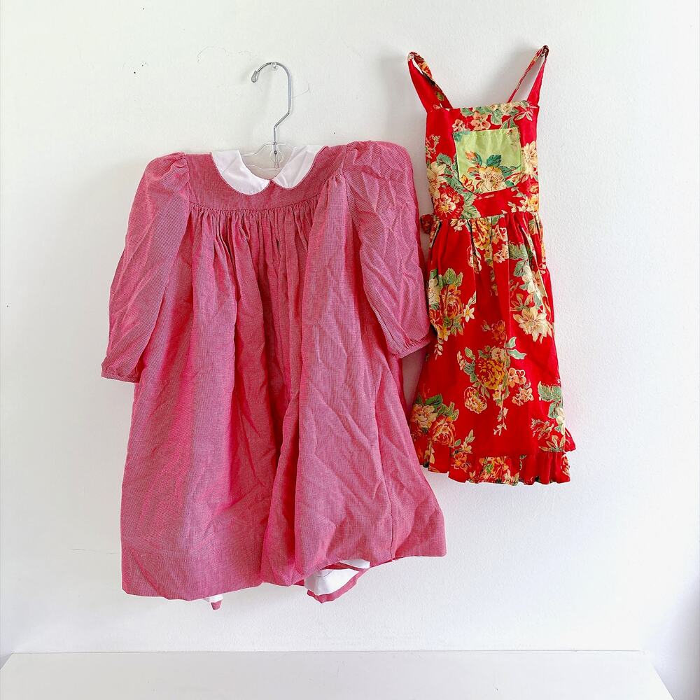 Pair of 2 Vintage Children's Dresses